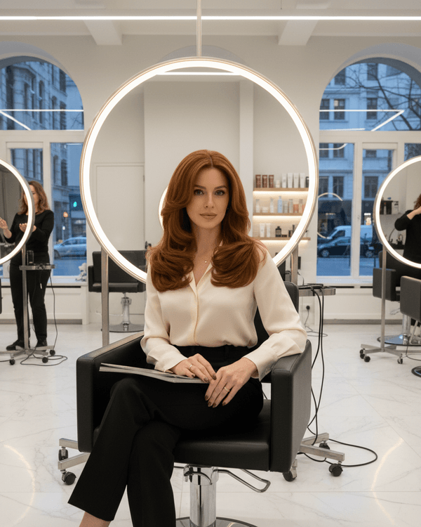 Elegant hair transformation
