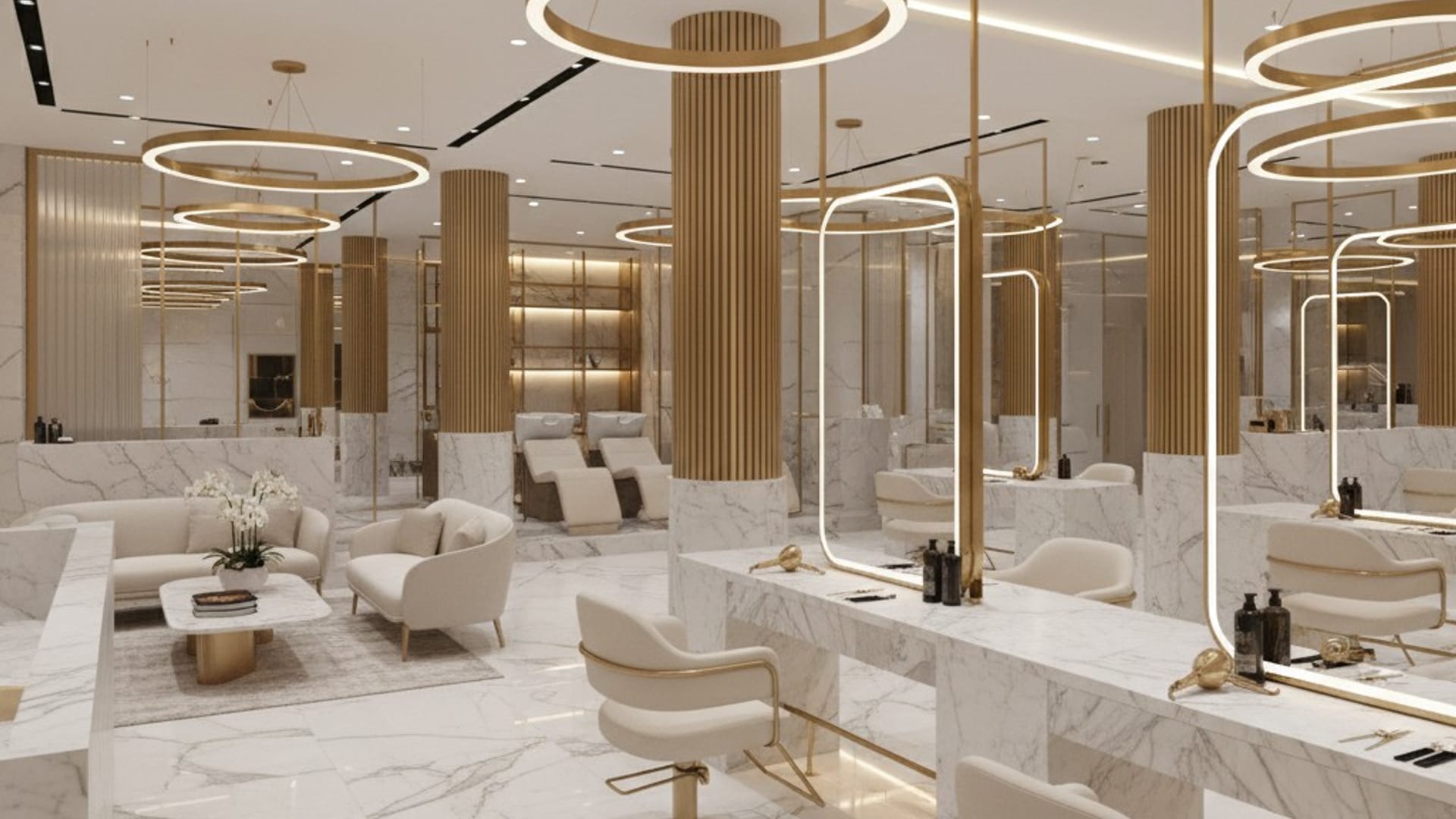 Salon interior